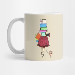 Shopping Lady Mug